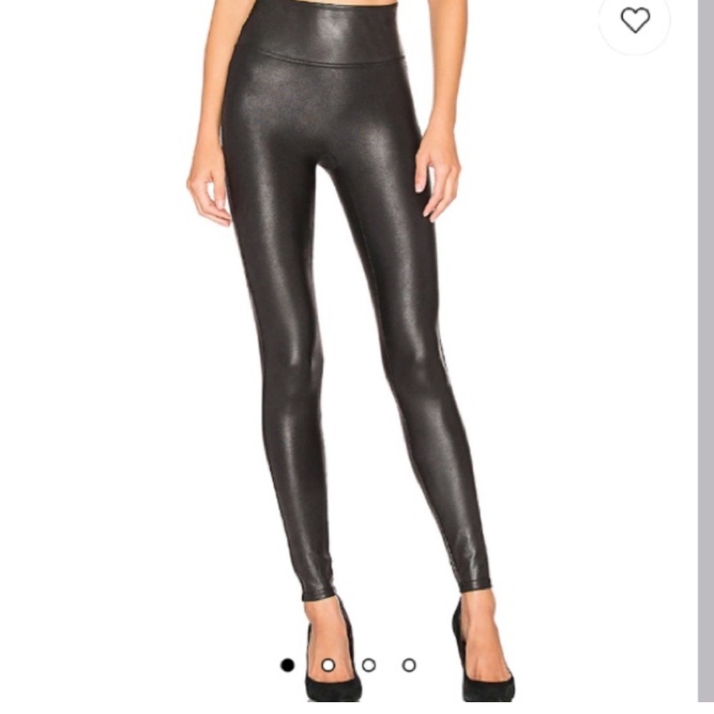 SPANX Faux Leather Leggings